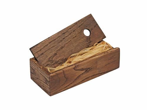 Dřevěný box Wuudstock KRB002 dub, zašupovací, malý